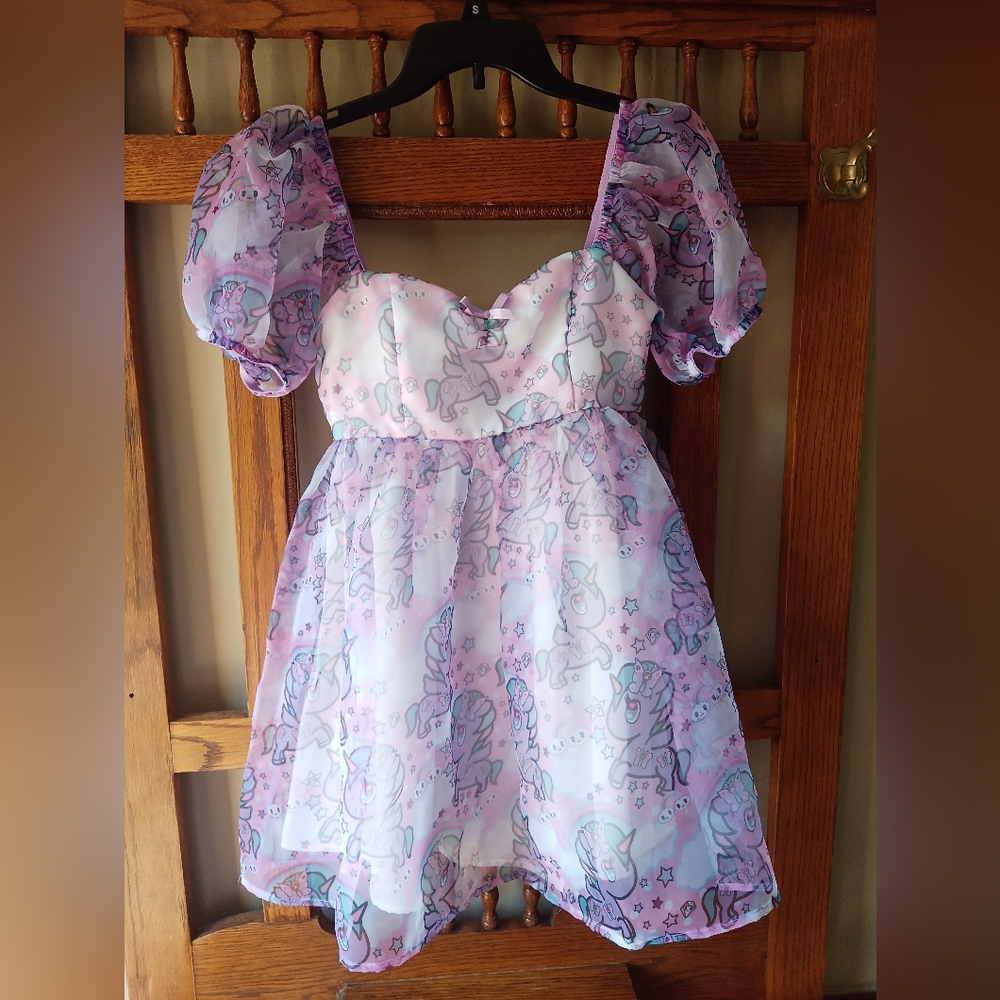 Dolls Kill Baby Doll Unicorn Dress